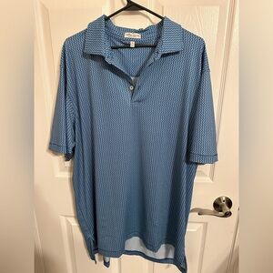Peter Millar “Dachshund” little weenies Blue Polo Shirt